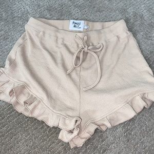Princess Polly Tie Ruffle Shorts